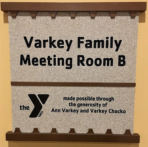 Lifetime Meeting Room Plaque